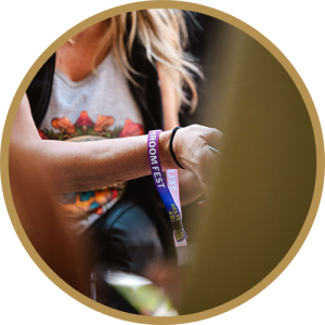 shroomfest wristband